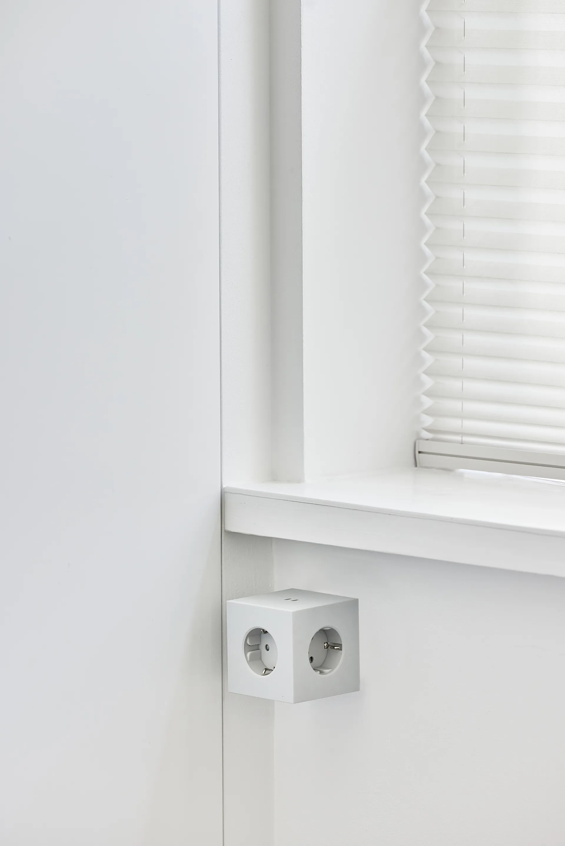 Square 1 pistorasia USB-C 30W 3 m, White Martinelli Luce edition Avolt