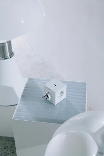 Square 2 -haaroituspistorasia - Martinelli Luce Opal White - Avolt