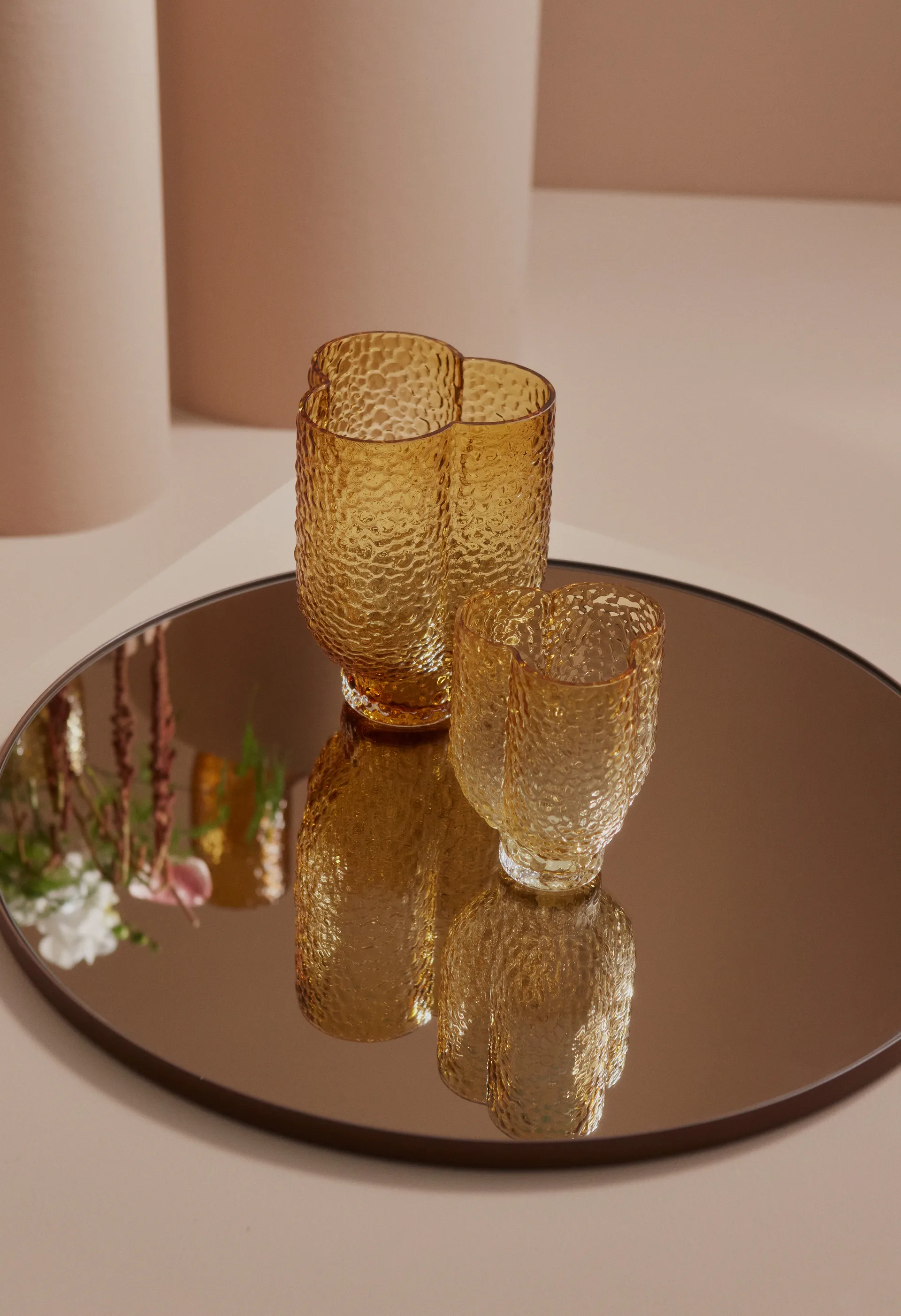 Circum peili Ø50 cm, Brown AYTM