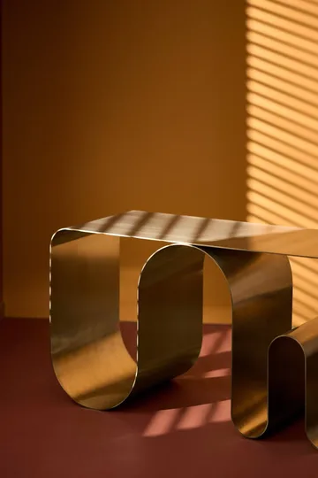 Curva solidi istuinpenkki - Hopeanvärinen, 100 cm - AYTM