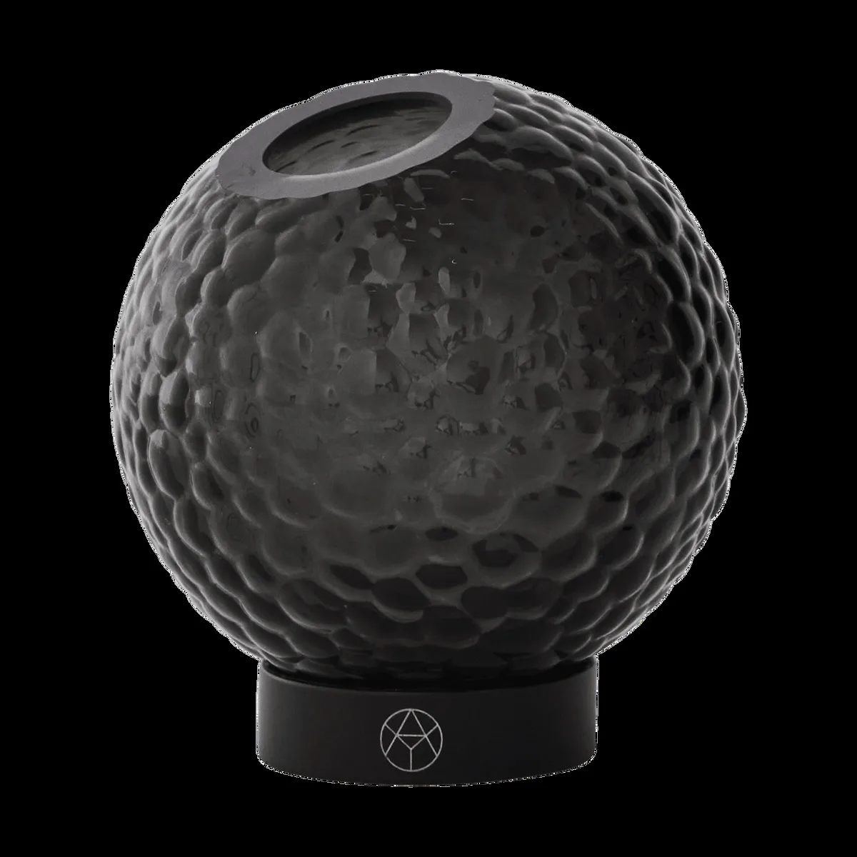 AYTM Globe bubbles maljakko Ø10 cm Musta