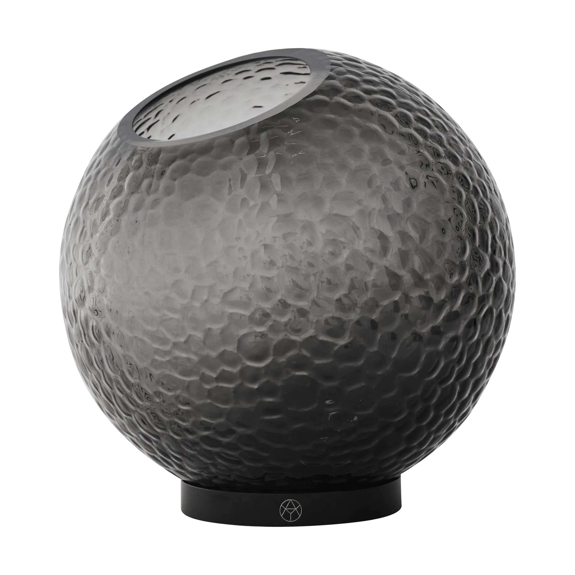 Globe bubbles maljakko Ø21 cm, Musta AYTM