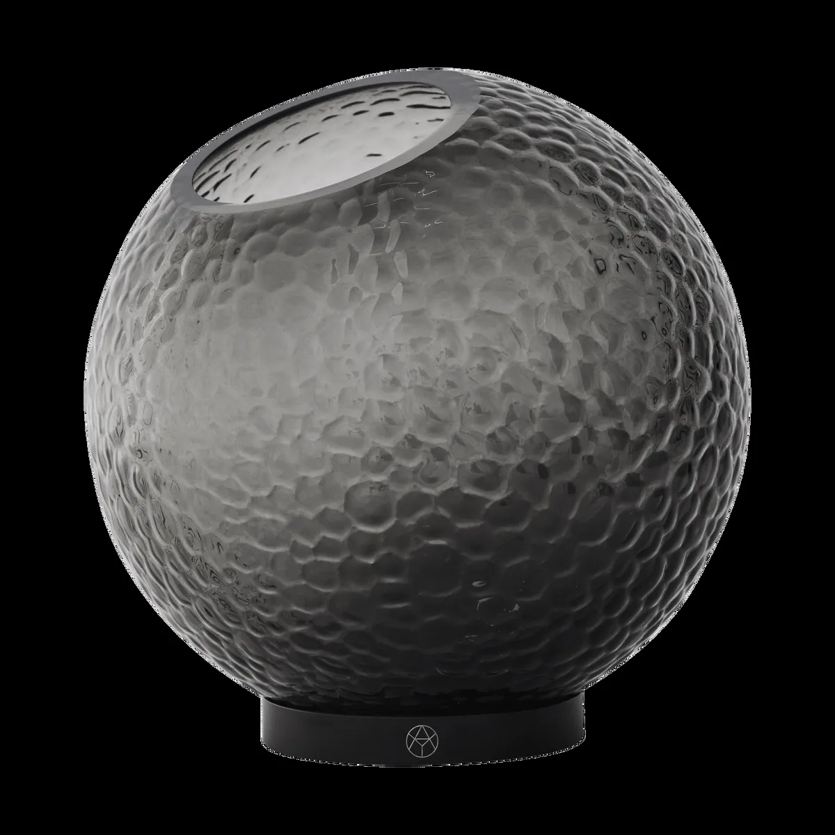 AYTM Globe bubbles maljakko Ø21 cm Musta