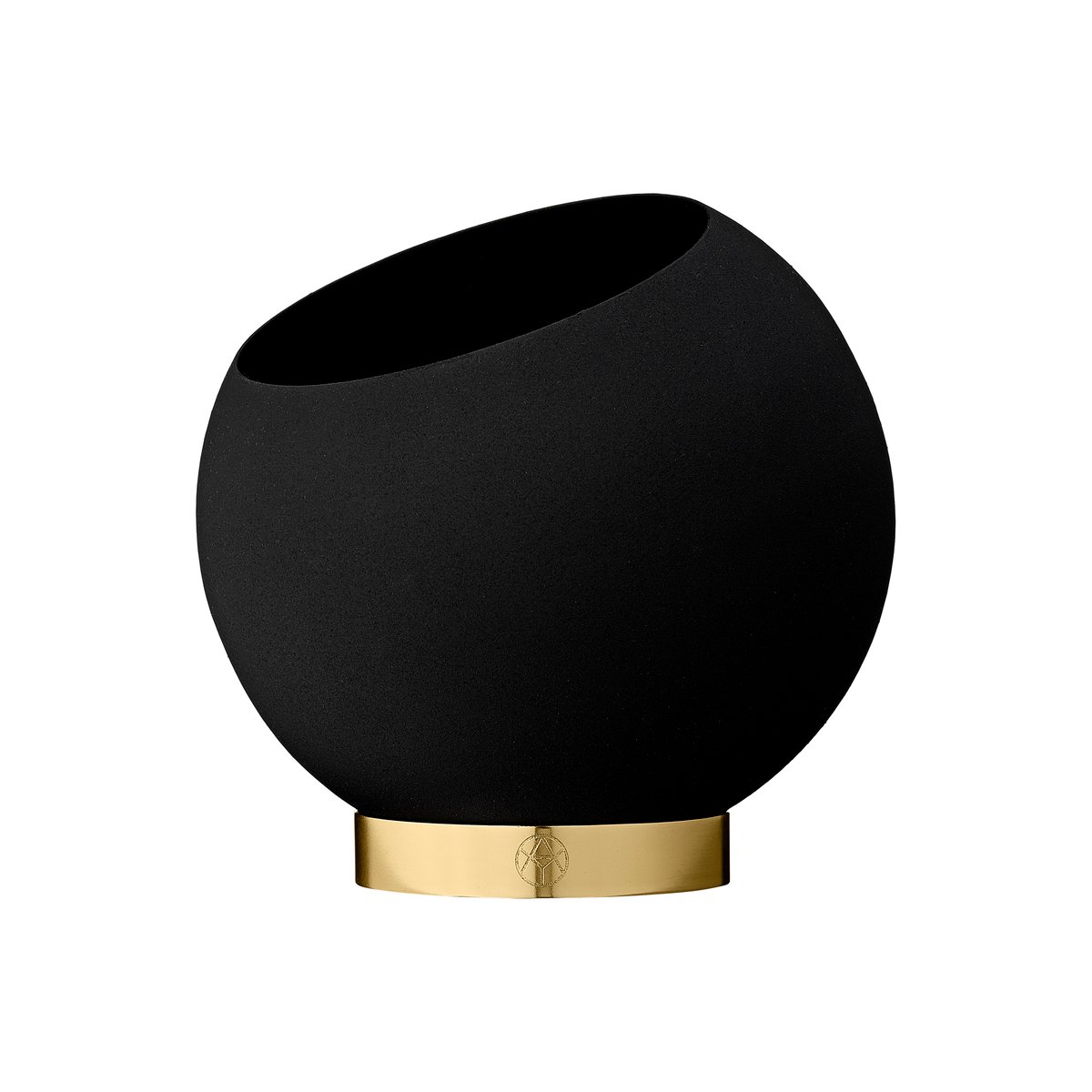 AYTM Globe kukkaruukku 17 cm Black | Skandinaavinen Sisustus | Ruukut | Musta