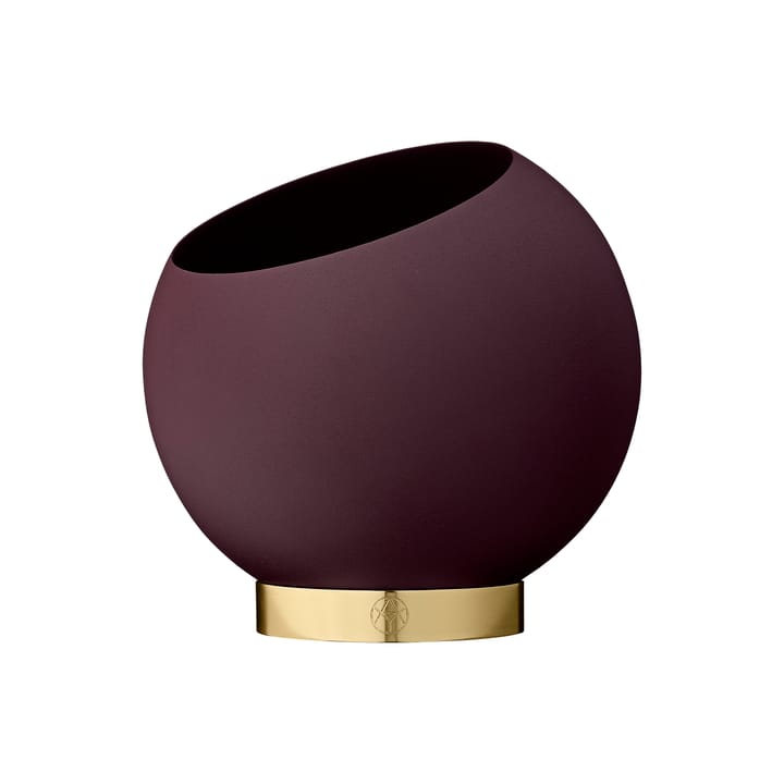 Globe kukkaruukku Ø 17 cm - Bordeaux - AYTM