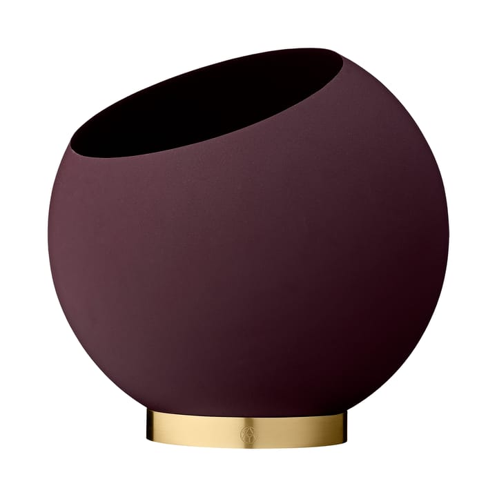 Globe kukkaruukku Ø 30 cm - Bordeaux - AYTM