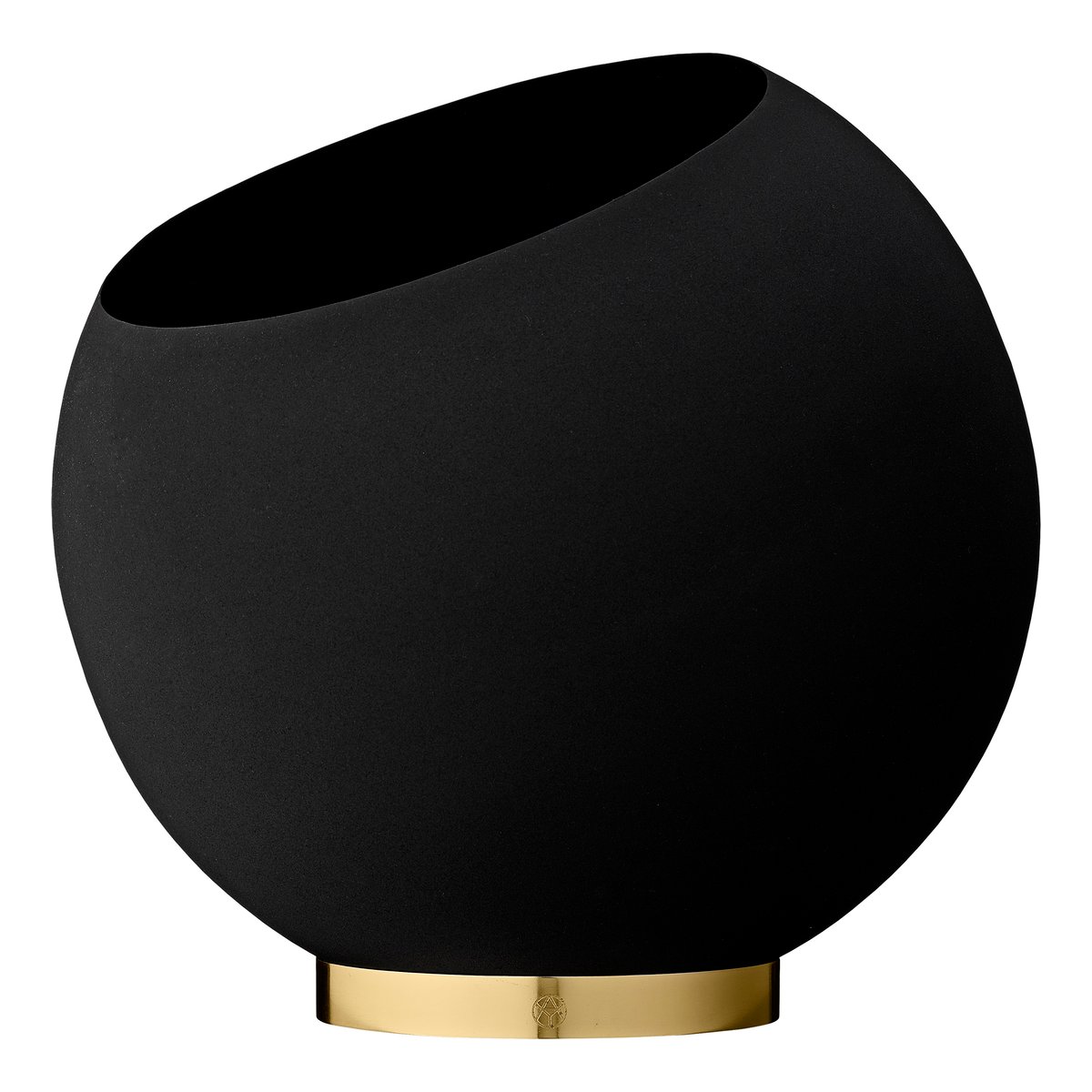 AYTM Globe kukkaruukku 37 cm Black | Skandinaavinen Sisustus | Ruukut | Musta