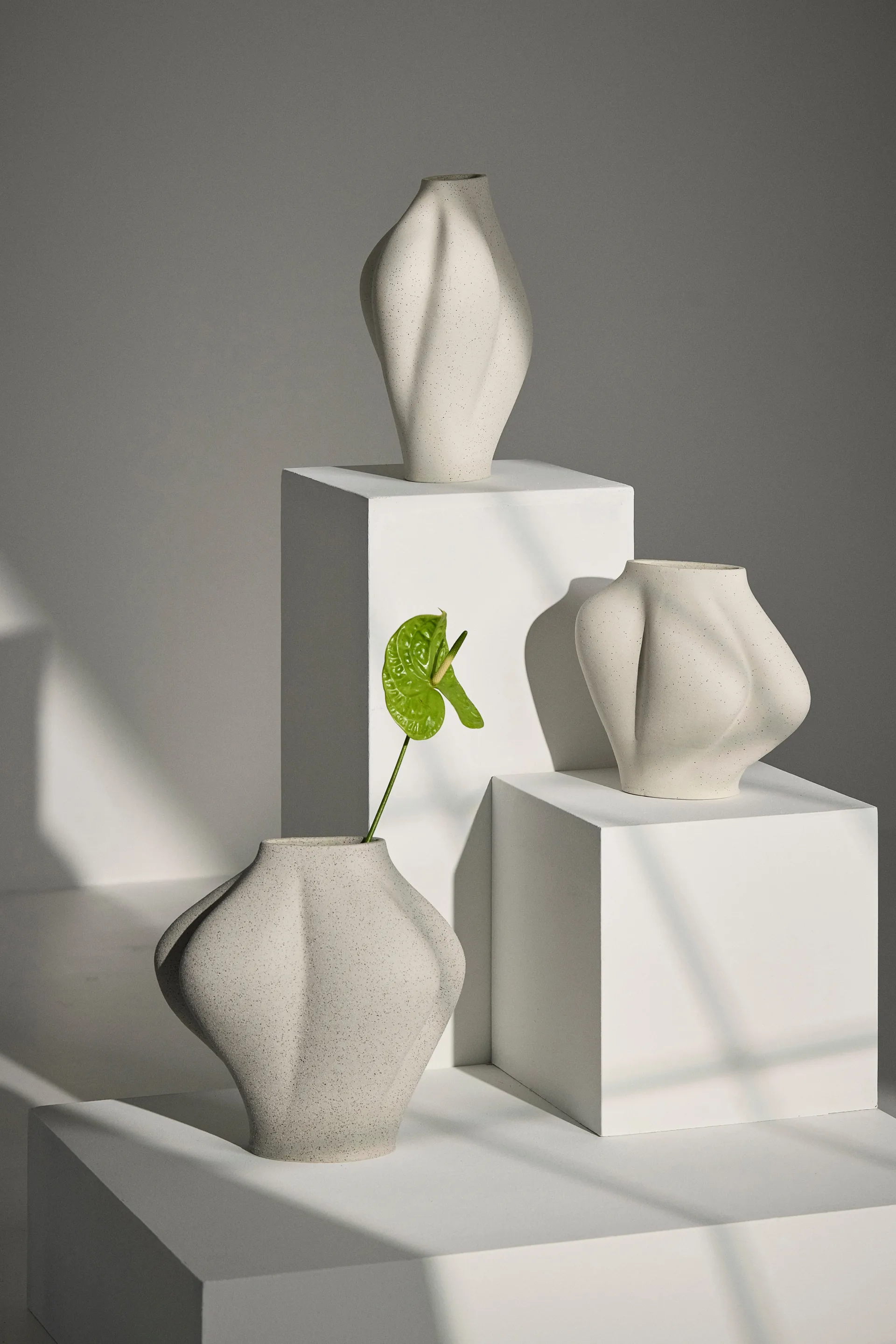 Saltare maljakko, Cream, Ø17×35 cm AYTM