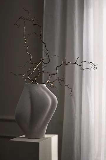 Saltare maljakko - Taupe, Ø17×35 cm - AYTM