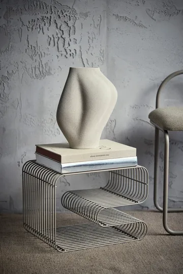 Saltare maljakko - Taupe, Ø17×35 cm - AYTM