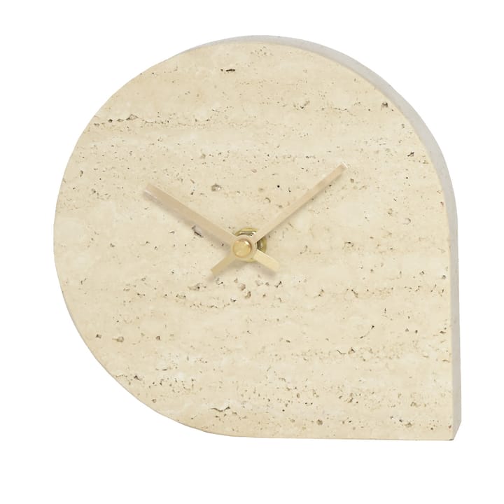 STILLA kello 15,8 x 16 cm - Travertine - AYTM