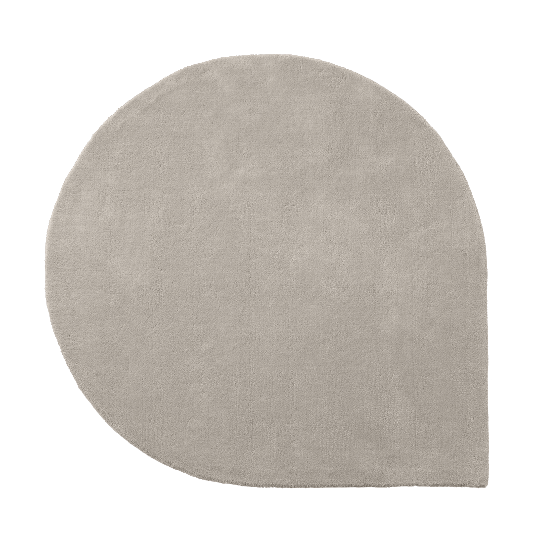 AYTM Stilla matto 160x130 cm Taupe | Skandinaavinen Sisustus | Villamatot | Harmaa