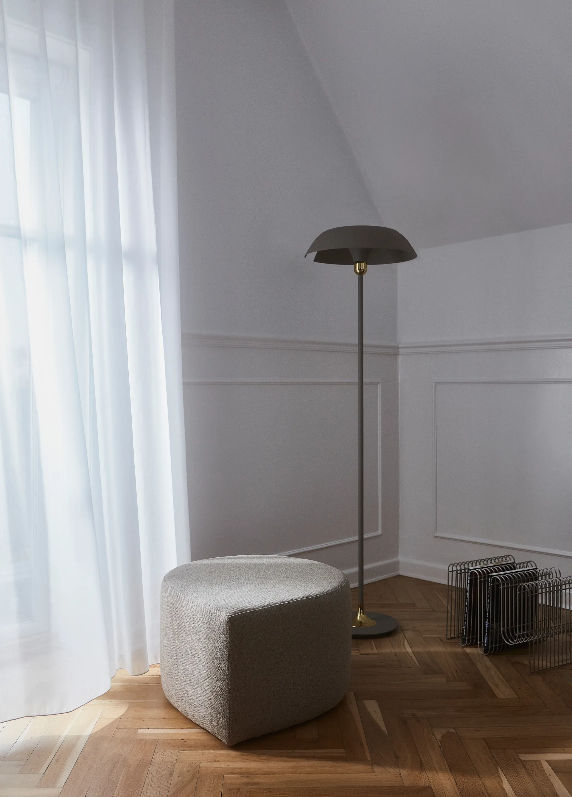 Stilla rahi bouclé, Taupe AYTM