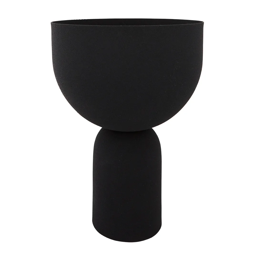 Torus ruukku Ø 22 cm, Black-black AYTM