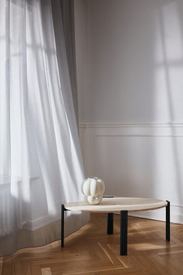 Tribus sohvapöytä ovaali 92,4 x 47,6 x 35 cm - Black-travertine - AYTM