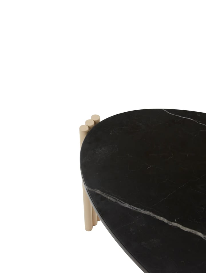 Tribus sohvapöytä ovaali 92,4 x 47,6 x 35 cm - Light Sand-black - AYTM