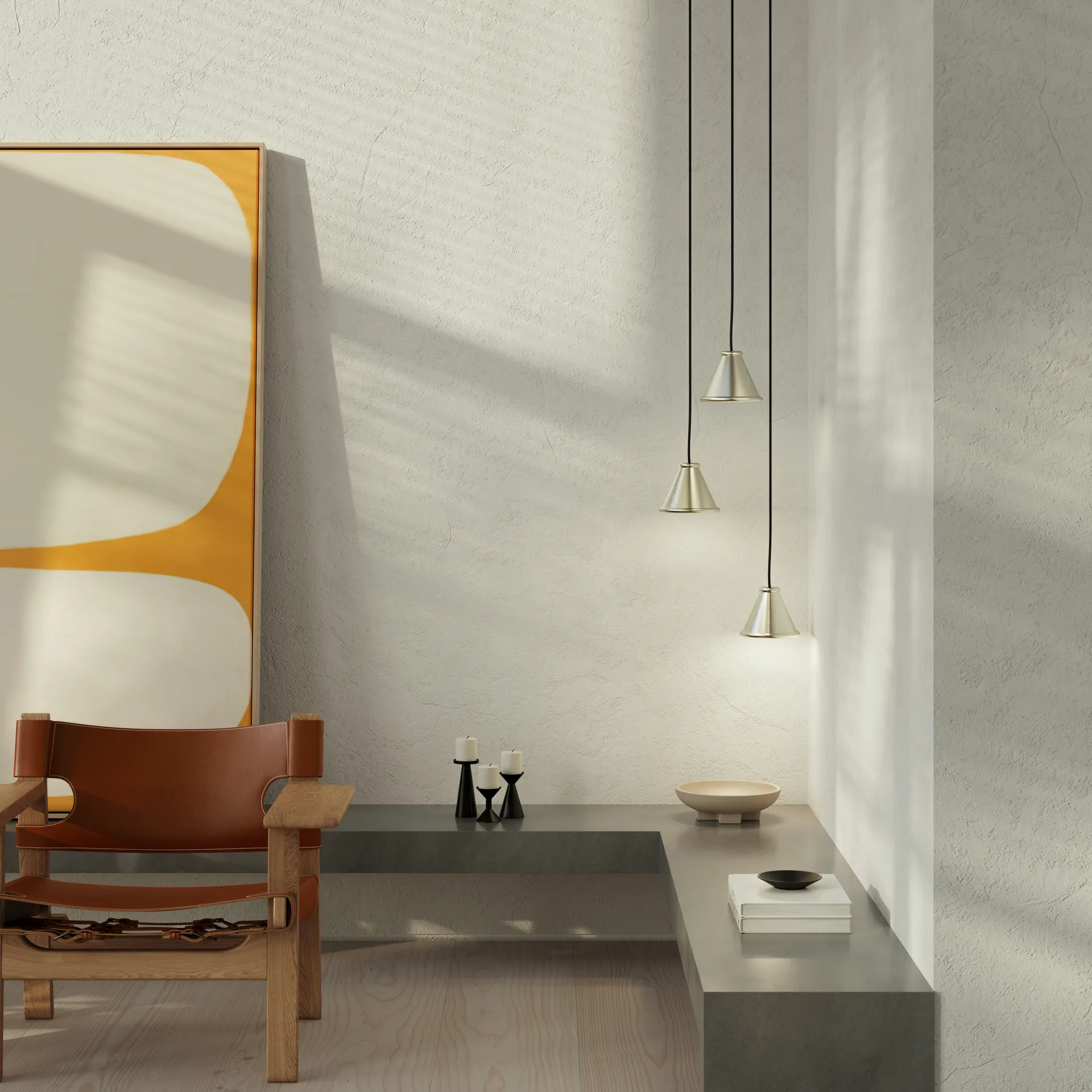 Belle riippuvalaisin Ø15 cm, Harjattu alumiini Belid