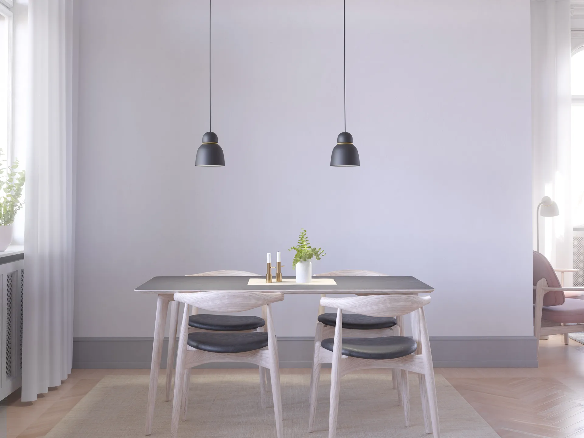 Bird riippuvalaisin Ø17,3 cm, Musta-messinki Belid