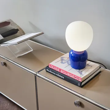 Buddy pöytävalaisin opaalilasi - Ultramariininsininen - Belid