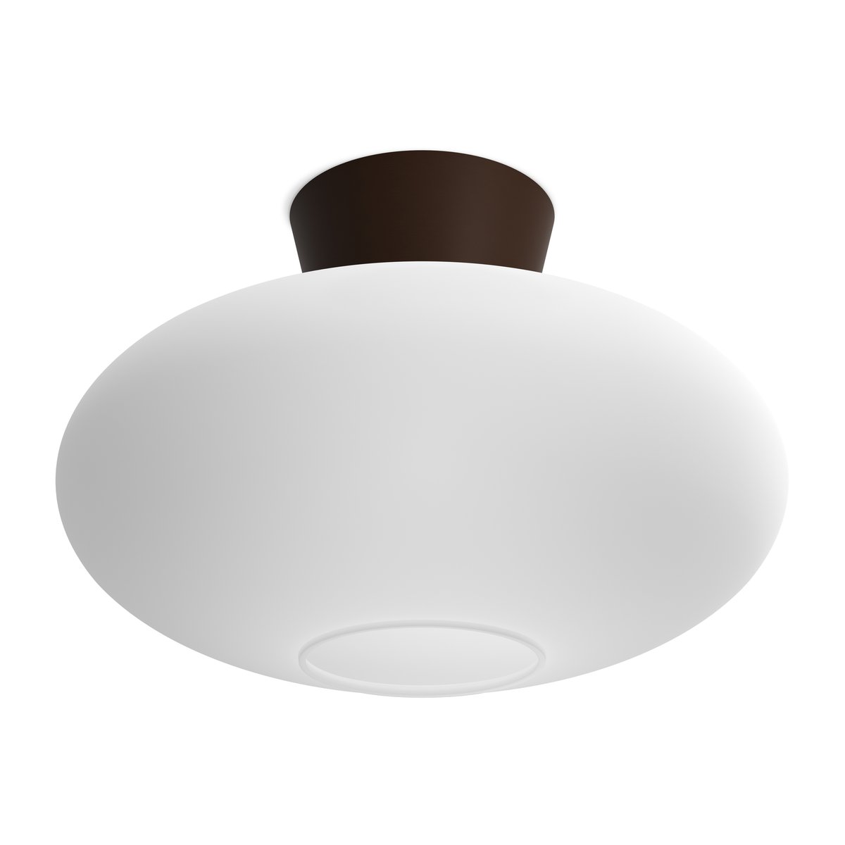 Belid Bvillao kattovalo XL opaalilasi 38 cm Oxid | Skandinaavinen Sisustus | Plafondit | Ruskea
