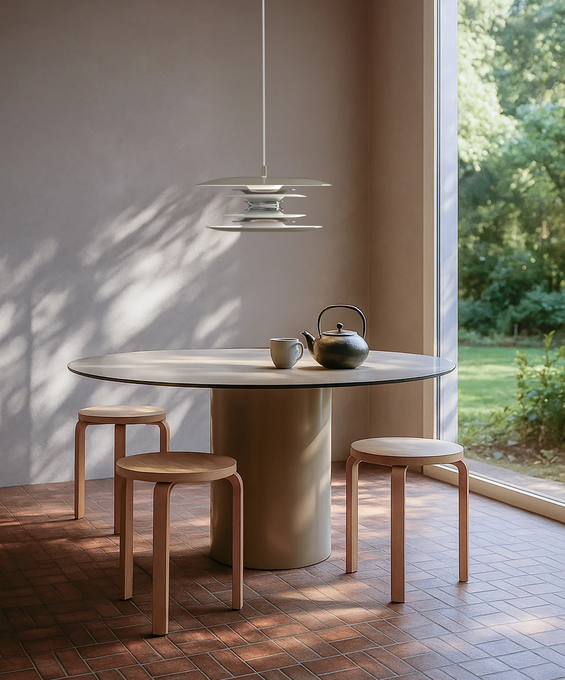 Diablo kattolamppu Ø 40 cm, Soft greige Belid