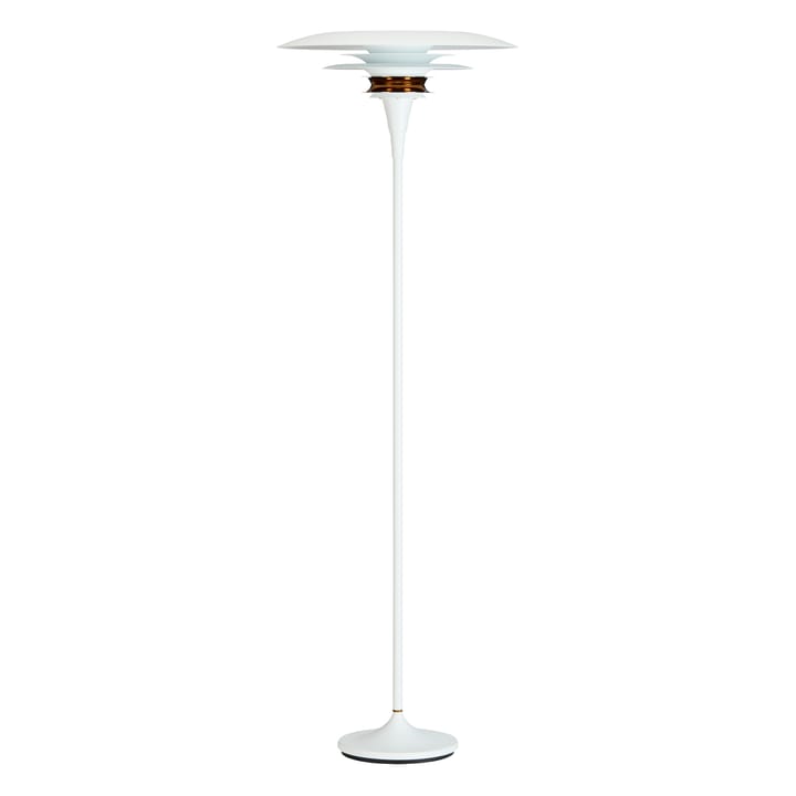 Diablo lattialamppu Ø 50 cm, Valkoinen-messinki Belid