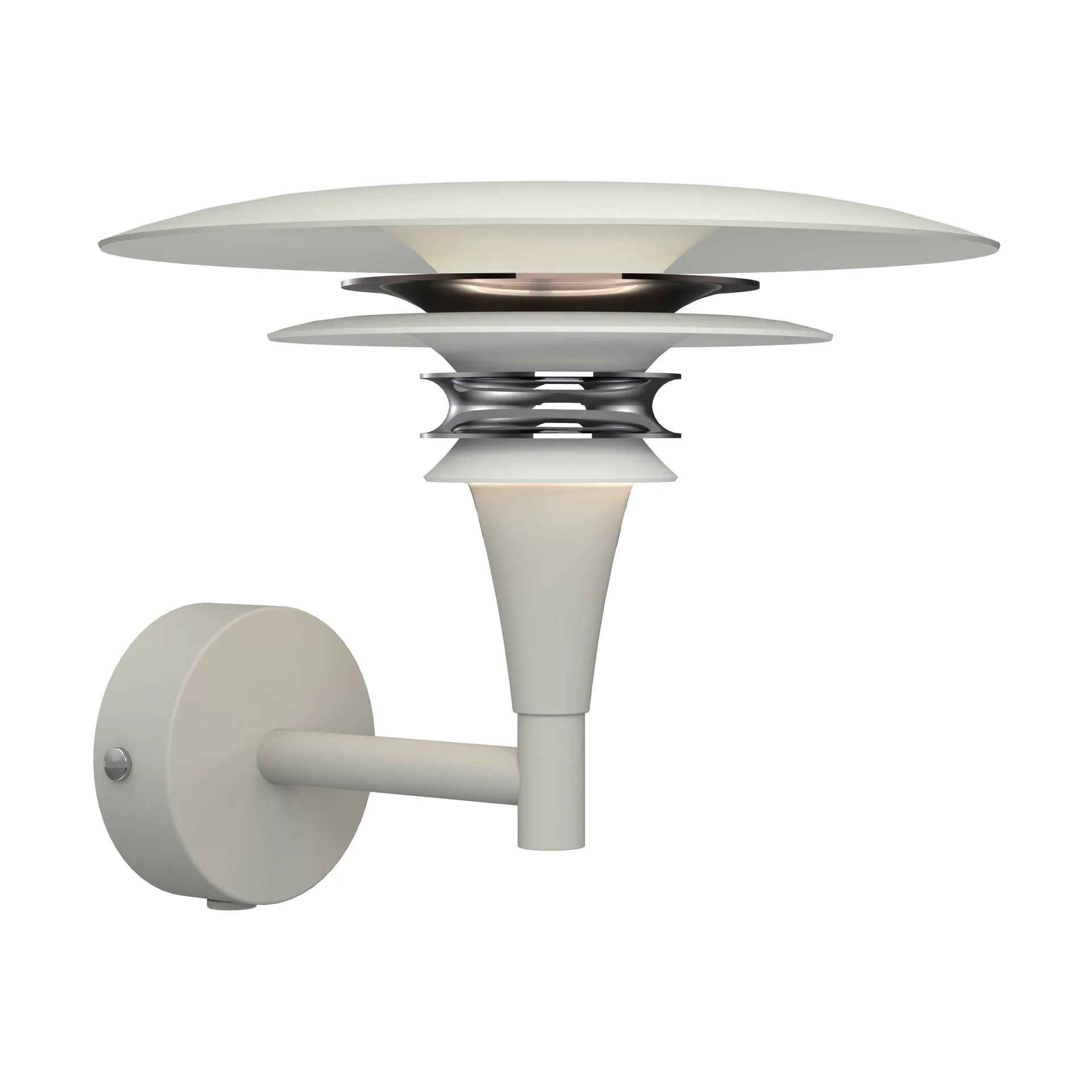 Diablo seinälamppu Ø20 cm, Hiekka-metalliväri Belid