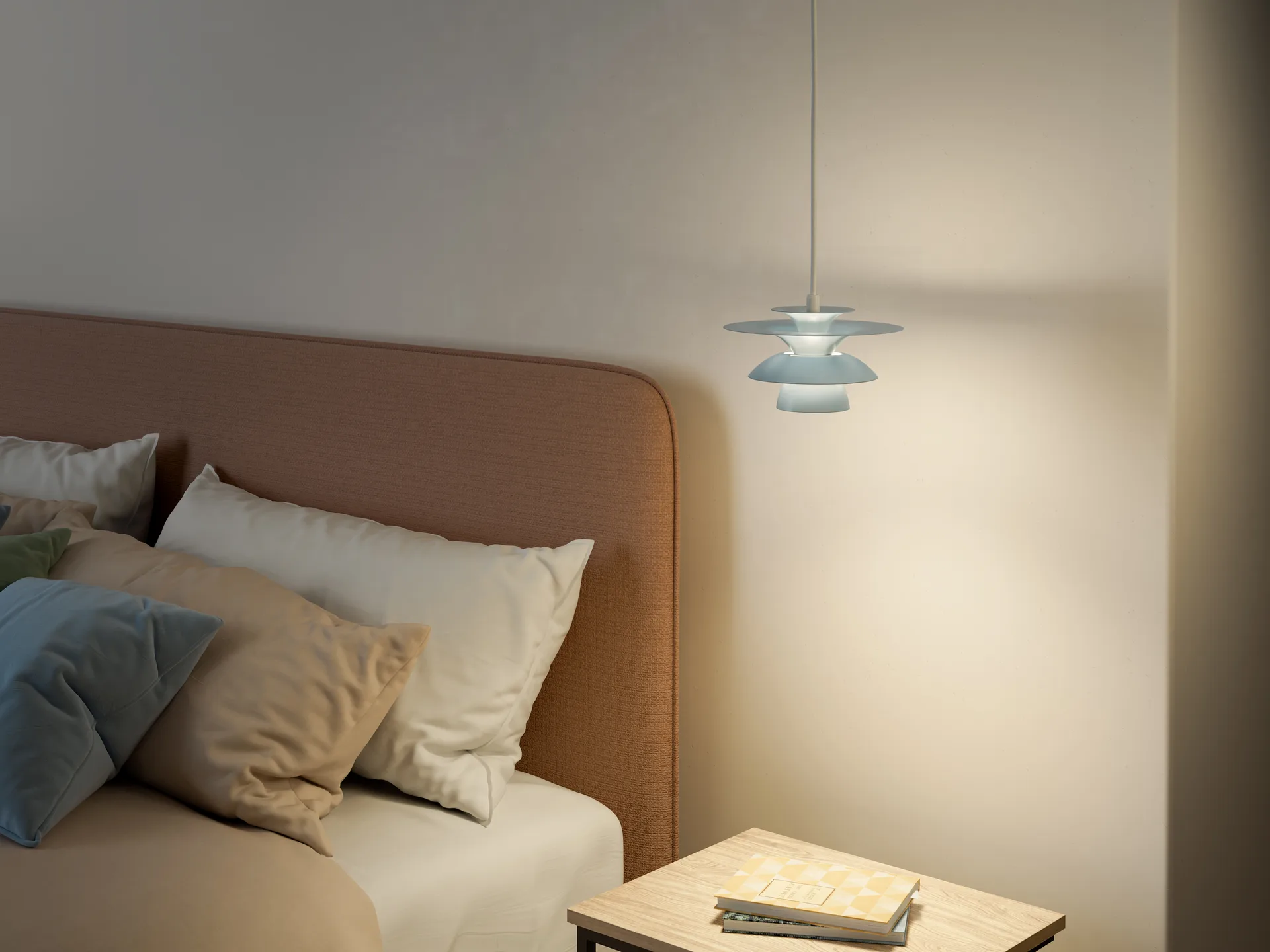 Picasso riippuvalaisin Ø18 cm, Jääsininen Belid