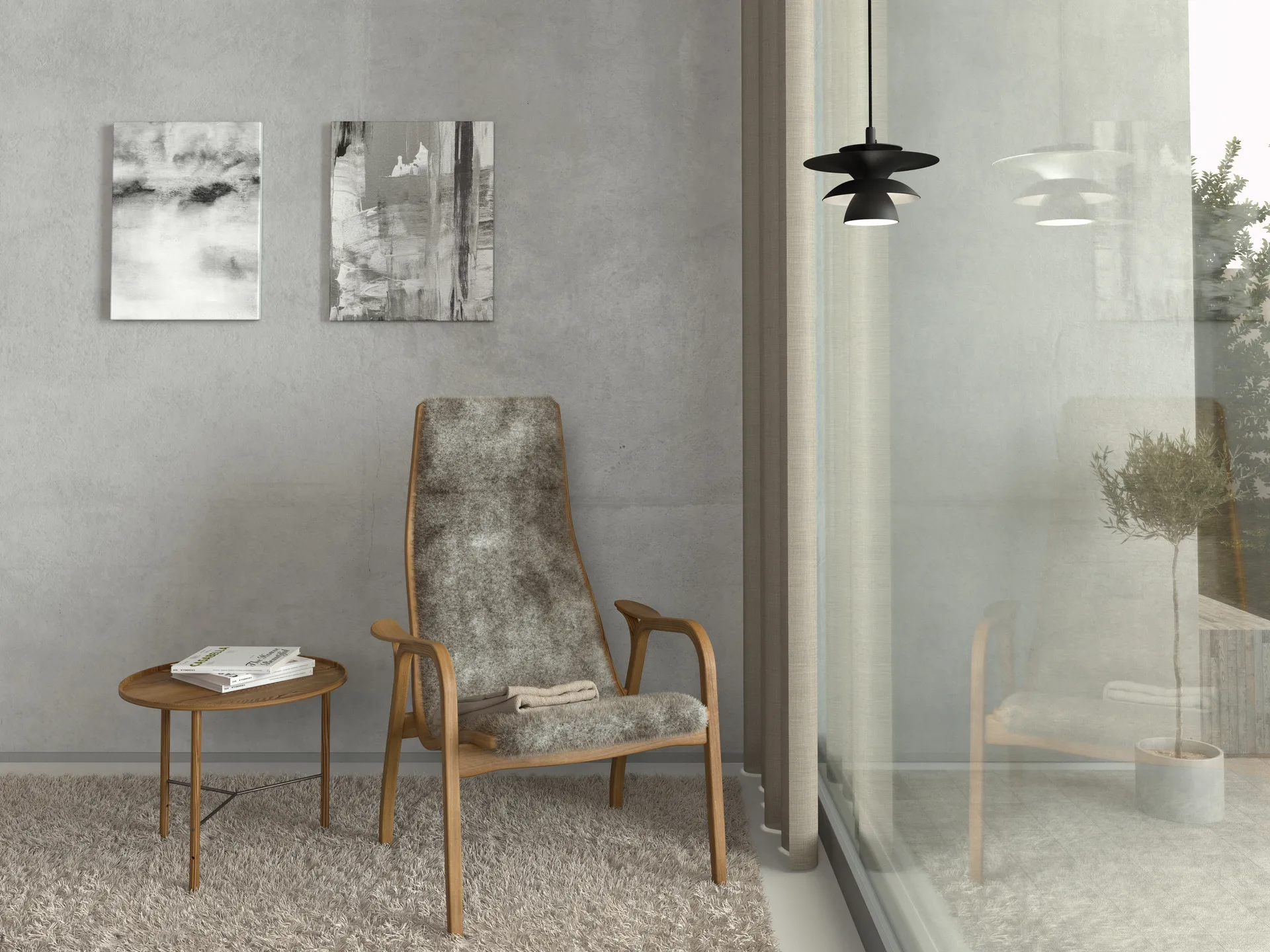 Picasso riippuvalaisin Ø18 cm, Mattamusta Belid