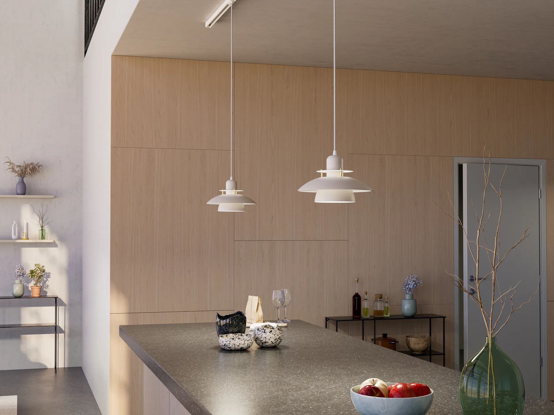 Primus IV riippuvalaisin Ø28 cm, Hiekka-messinki Belid