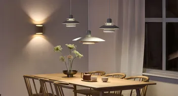 Primusriippuvalaisin Ø43 cm - Hiekka-messinki - Belid