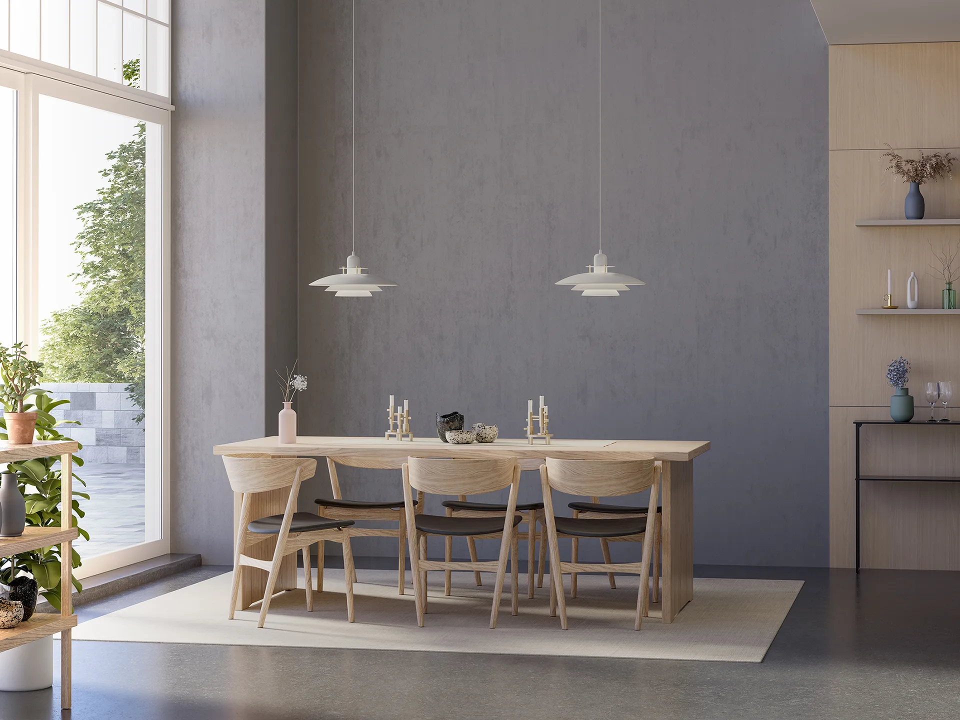 Primusriippuvalaisin Ø43 cm, Mattavalkoinen-messinki Belid