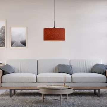 Soft kattovalo Ø40 cm - Ruosteenpunainen villa - Belid
