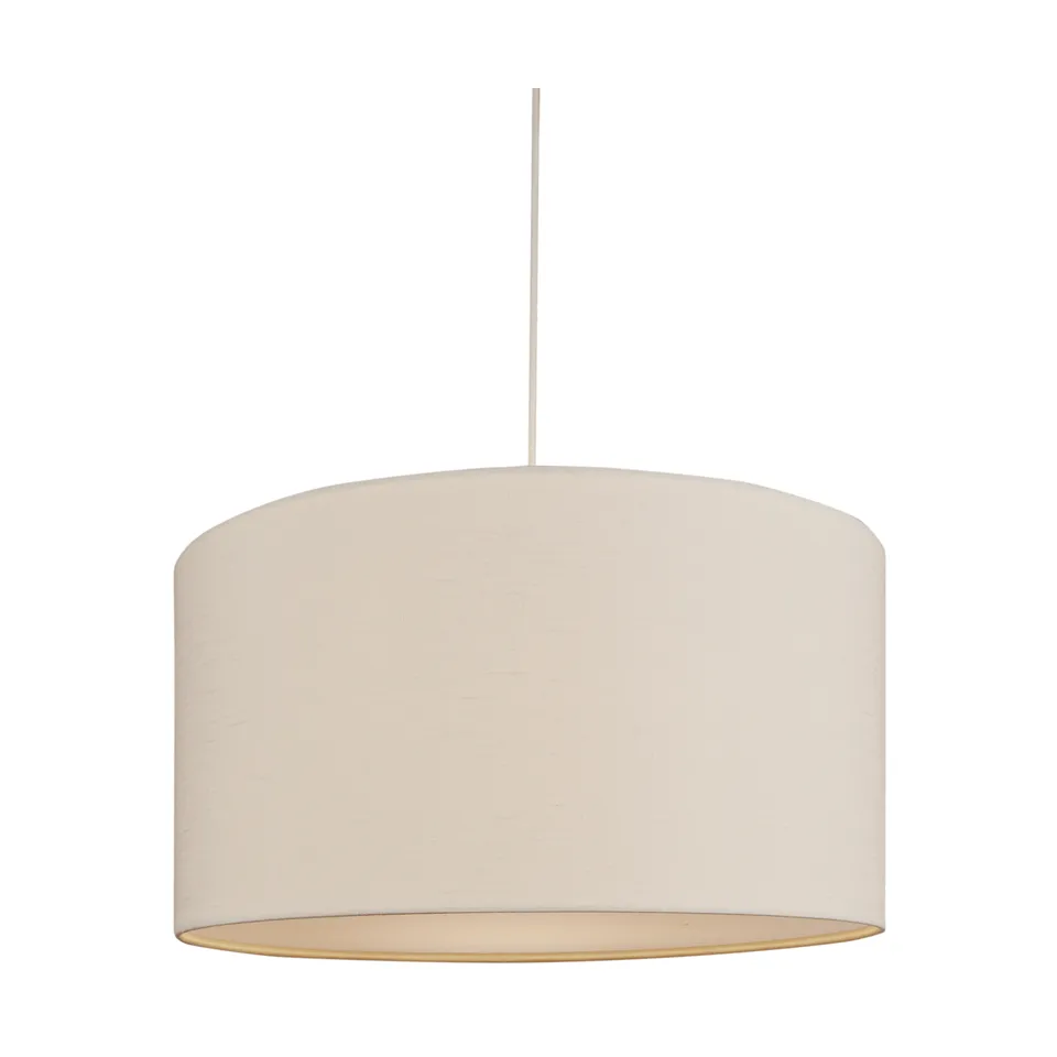 Soft riippuvalaisin Ø40 cm, Pellava valkoinen-hiekka, Ø60 cm Belid