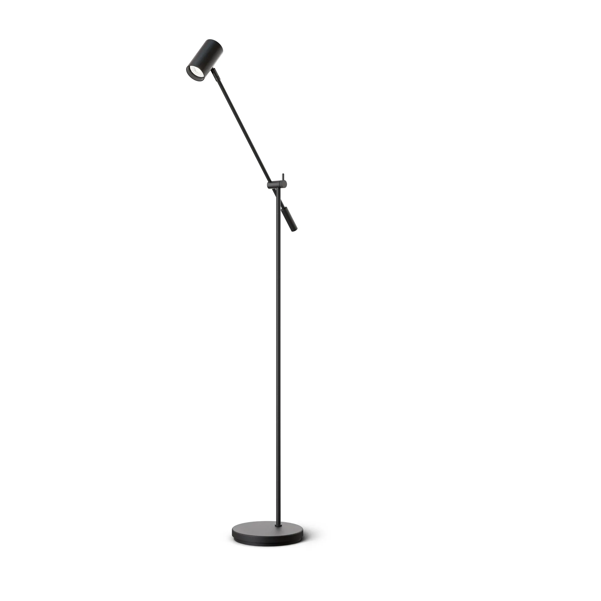 Tyson lattialamppu keinuvipu Ø19,8 cm, Musta rakenne Belid