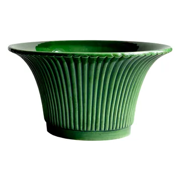 Daisy ruukku lasitettu Ø25 cm - Vihreä - Bergs Potter