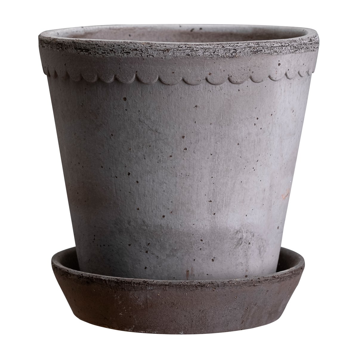 Bergs Potter Helena ruukku 12 cm Harmaa | Skandinaavinen Sisustus | Ruukut | Harmaa