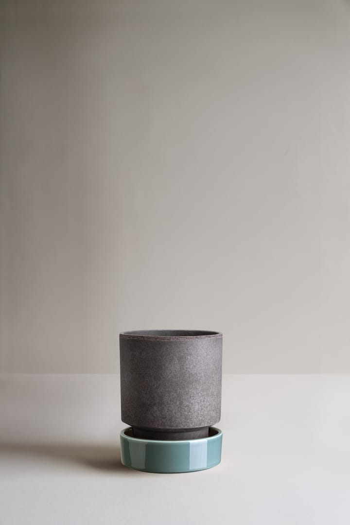 Hoff ruukku, Ø14 cm, Raw Grey-Misty Blue Bergs Potter