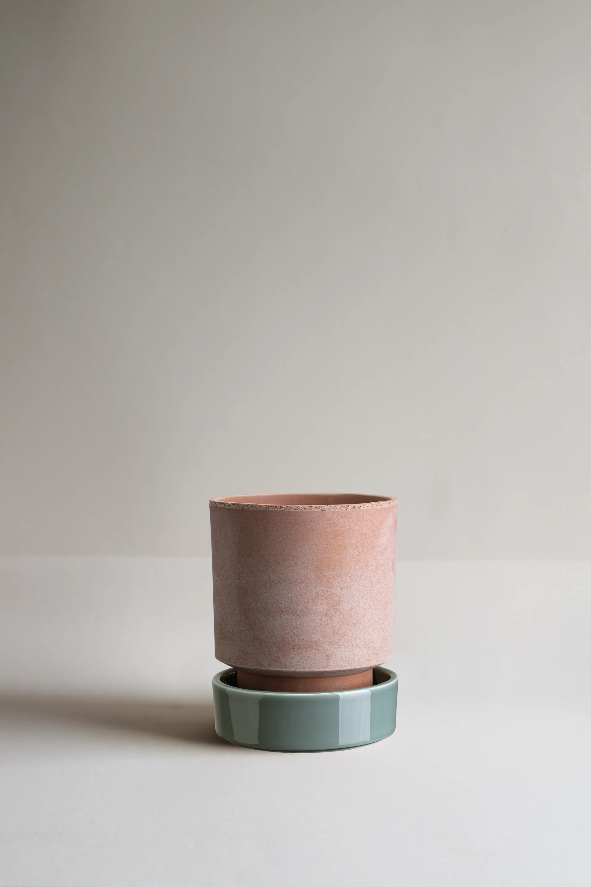 Hoff ruukku, Ø14 cm, Raw Rosa-Misty Blue Bergs Potter
