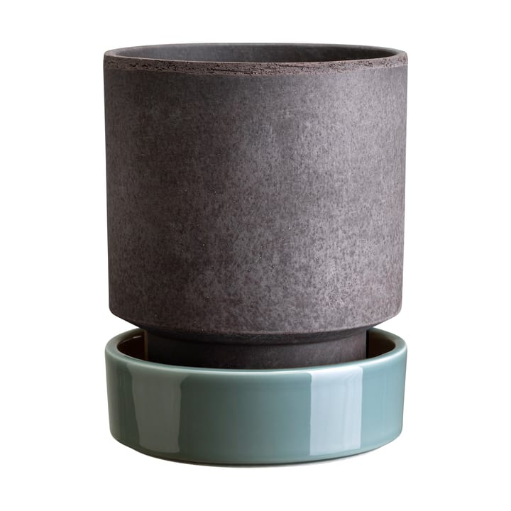 Hoff ruukku - Ø16 cm, Raw Grey-Misty Blue - Bergs Potter