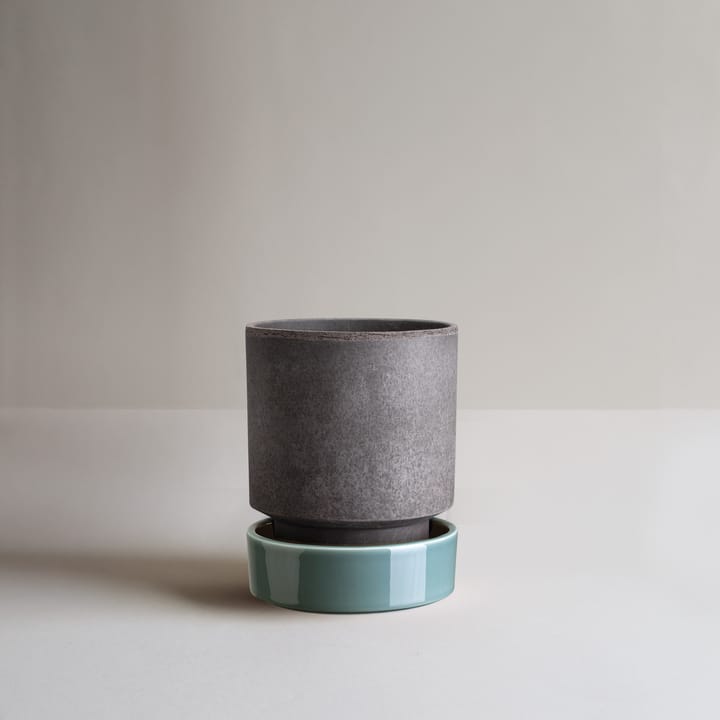 Hoff ruukku, Ø16 cm, Raw Grey-Misty Blue Bergs Potter