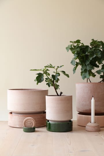 Hoff ruukku - Ø16 cm, Raw Rosa-Deep Burgundy - Bergs Potter