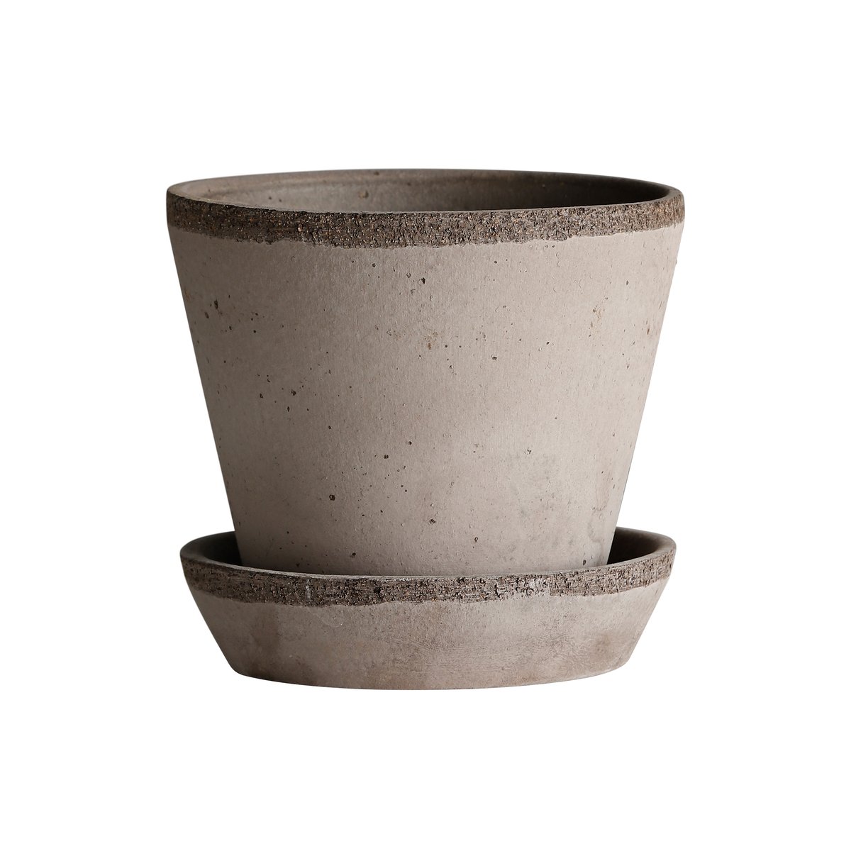 Bergs Potter Julie ruukku 14 cm Harmaa | Skandinaavinen Sisustus | Ruukut | Harmaa