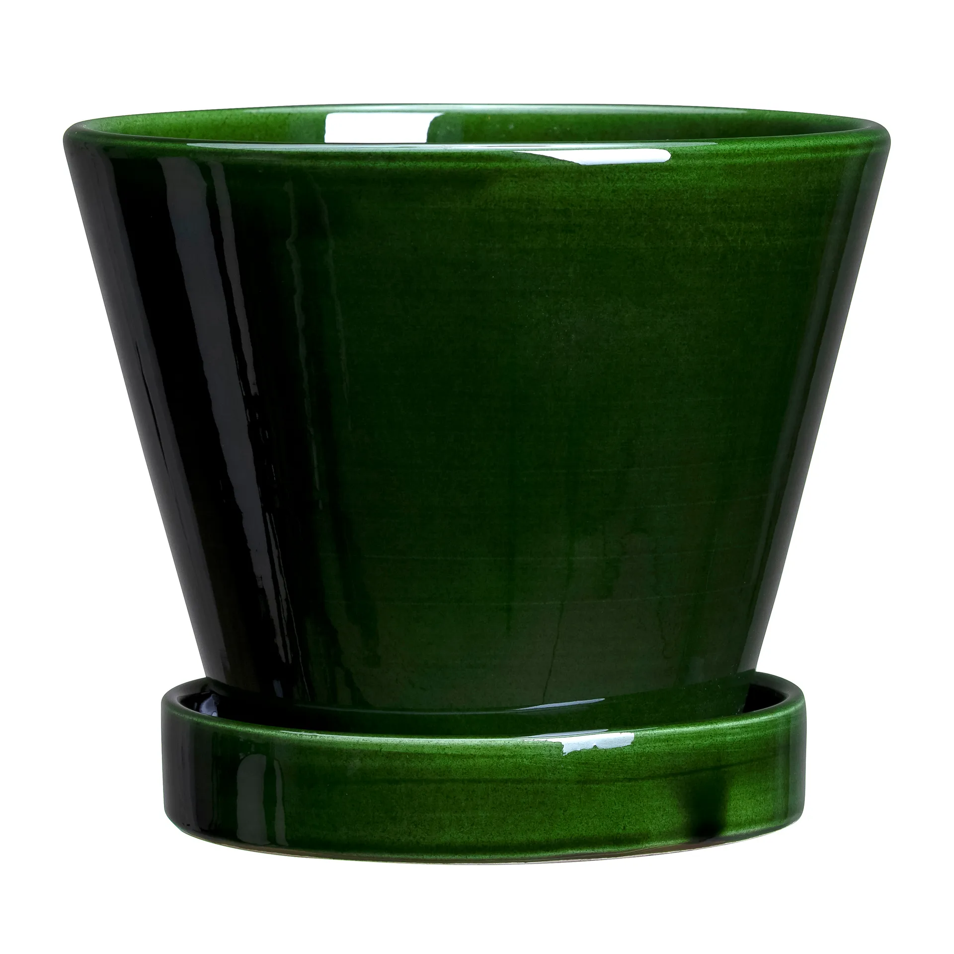 Julie ruukku lasitettu Ø19 cm, Green emerald Bergs Potter