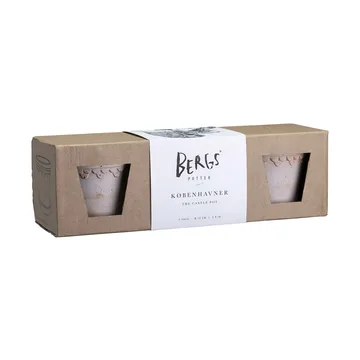 Københavner ruukku Ø10 cm 3-pack. - Vaaleanpunainen - Bergs Potter