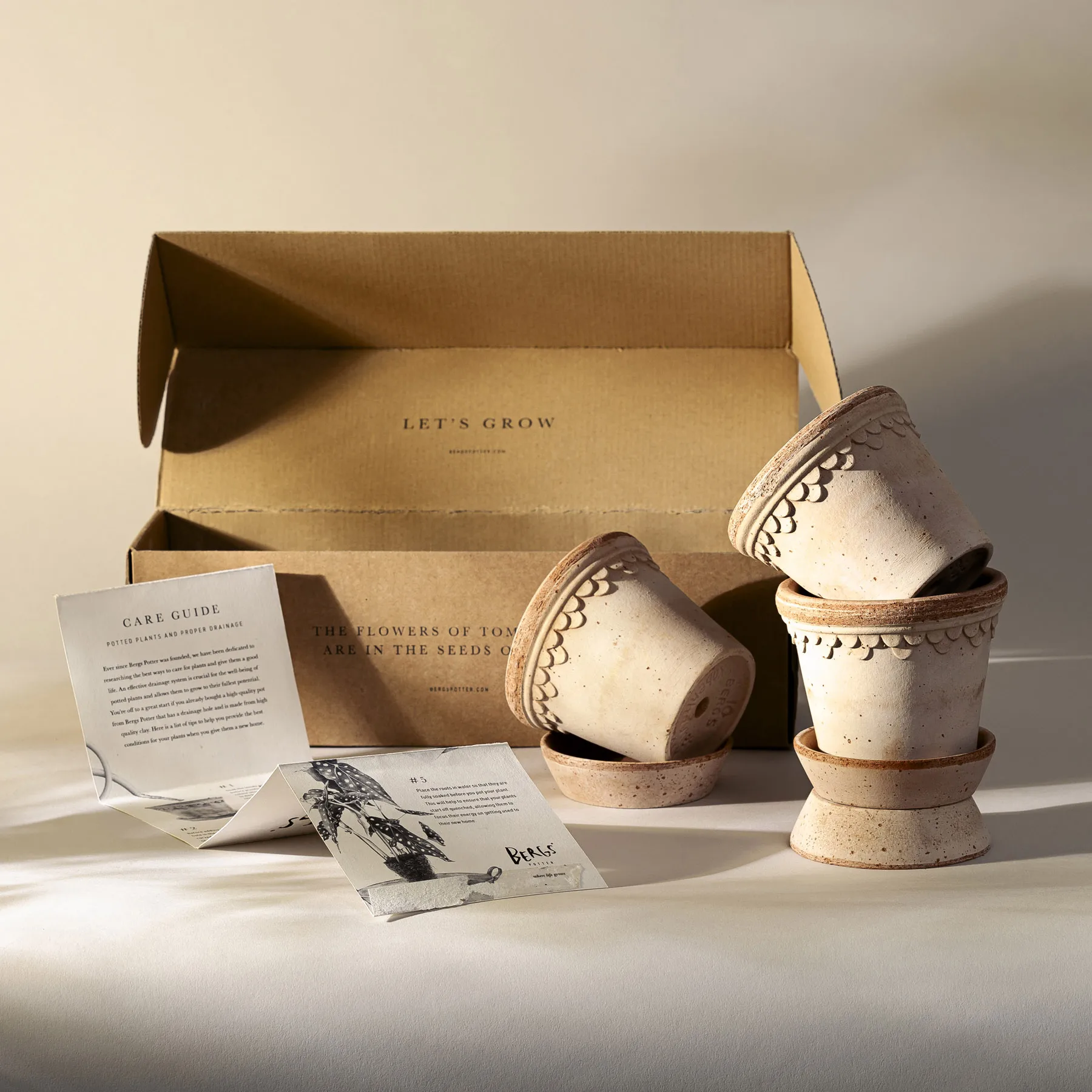 Københavner ruukku Ø10 cm 3-pack., Vaaleanpunainen Bergs Potter