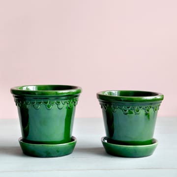 Københavner ruukku lasitettu Ø16 cm - Vihreä - Bergs Potter
