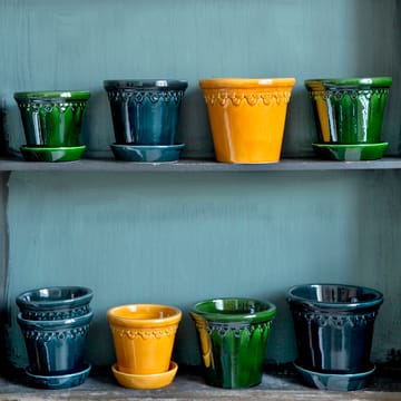 Københavner ruukku lasitettu Ø18 cm - Sininen - Bergs Potter