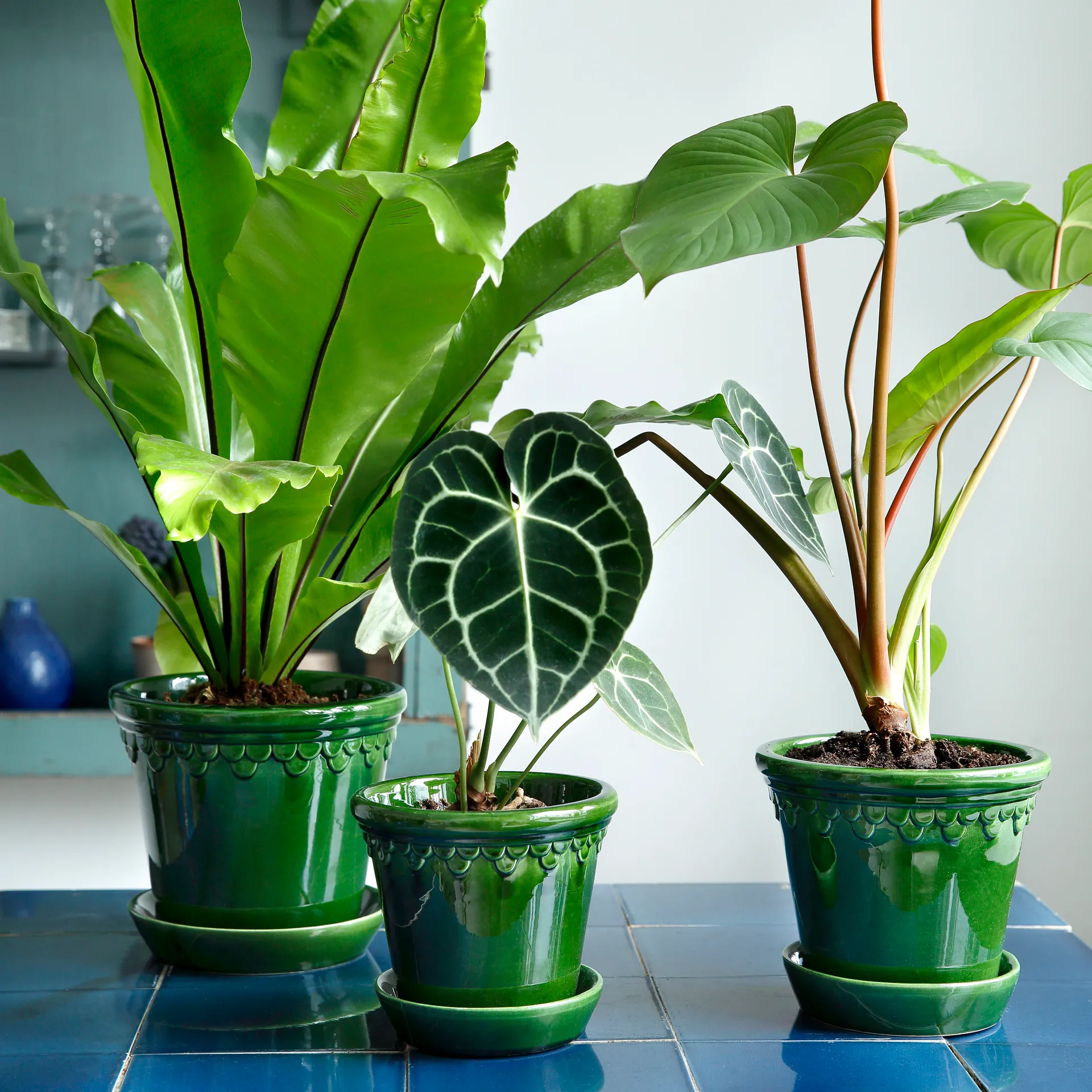 Københavner ruukku lasitettu Ø18 cm, Vihreä Bergs Potter