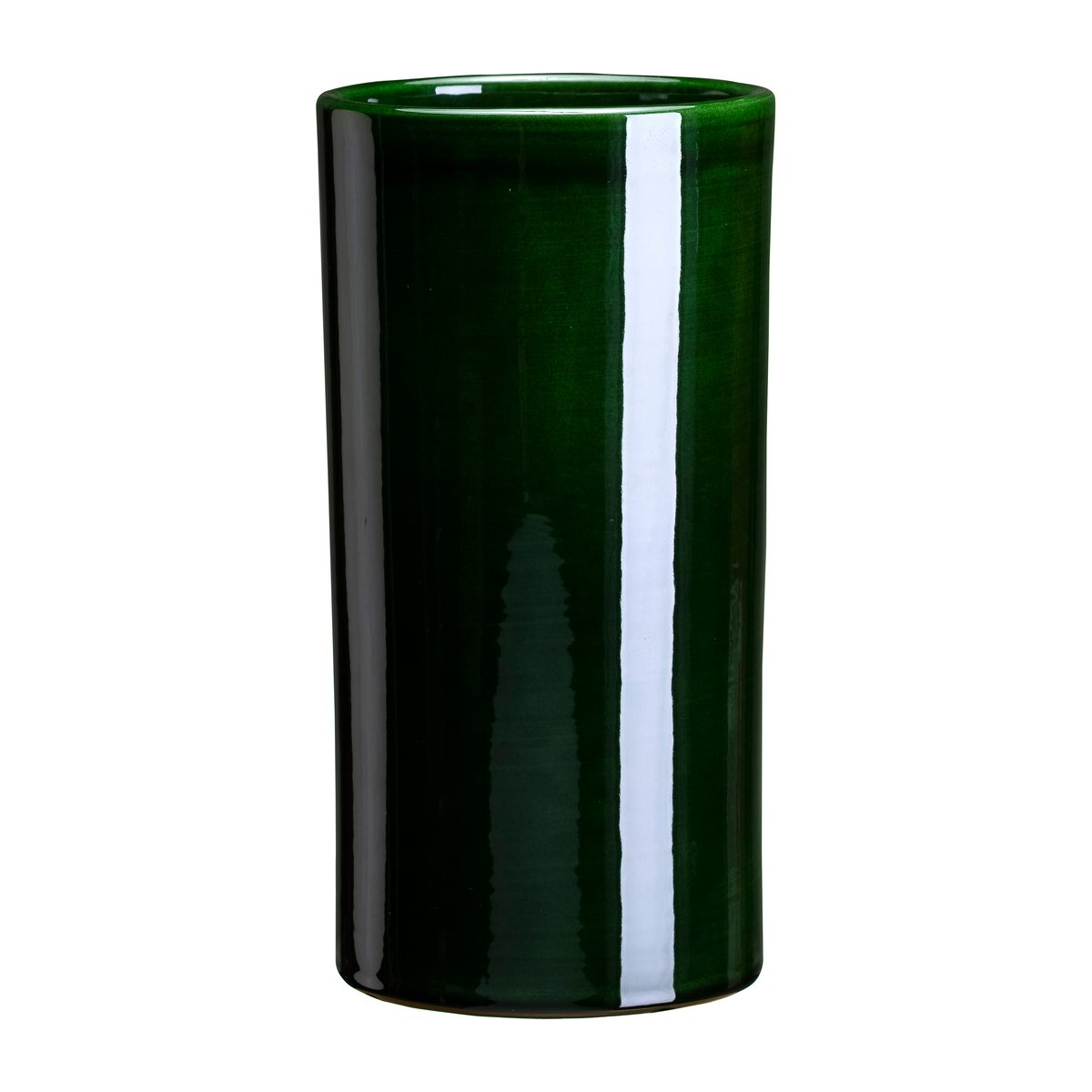 Bergs Potter Romeo maljakko lasitettu 12 cm Green | Skandinaavinen Sisustus | Maljakot | Vihreä